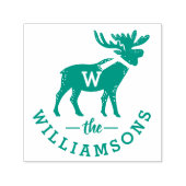 フェスティバルウィンタームースモノグラムファミリークリスマス セルフインキングスタンプ (デザイン)