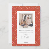 フェスティバルウィンターメリークリスマスタウン/ビレッジフォト シーズンカード (裏面)