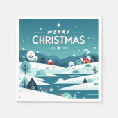 フェスティバルウィンターワンダーランド スタンダードカクテルナプキン (正面)