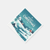 フェスティバルウィンターワンダーランド スタンダードカクテルナプキン (角)