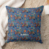 フェスティバルウェスタン女性のカーボーイブルークリスマス クッション (ブランケット)