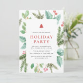 フェスティバルウォーターカラーウィンターブロージホリデーパーティー 招待状 (スタンド正面)