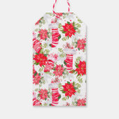 フェスティバルウォーターカラークリスマスファーストッキング ギフトタグ (裏面)