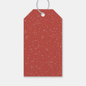 フェスティバルウォーターカラーダッシュンドサンタクリスマス ギフトタグ (裏面)