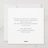 フェスティバルウォーターカラーホリーベリーパインリース シーズンカード (裏面)