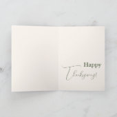 フェスティバルウォーターカラーホワイトカボチャバラサンクスギヴィ シーズンカード (内部)