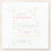 フェスティバルウォーターカラーマルガリータスクエア ガラスコースター (裏面)