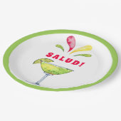 フェスティバルウォーターカラーマルガリータ |サルド紙プレート ペーパープレート (アングル)