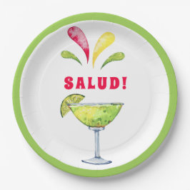 フェスティバルウォーターカラーマルガリータ |サルド紙プレート ペーパープレート