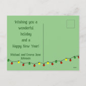 フェスティバルウクレレハッピークリスマスミュメリーージック シーズンポストカード (裏面)