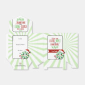 フェスティバルエキサイト – ミントホリデーカードと名前をカスタムする フェイバーボックス (折り畳みなし)