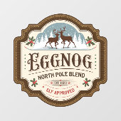 フェスティバルエッグノグ北極ブレンド ウィンドウサイン (シート)