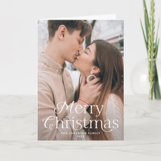 フェスティバルエレガンスメリークリスマスフォト シーズンカード (正面)