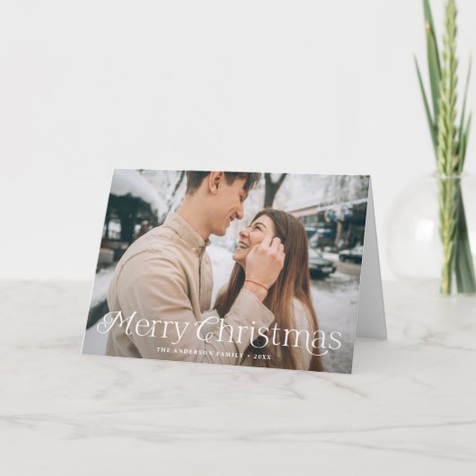フェスティバルエレガンスメリークリスマスフォト シーズンカード (正面)
