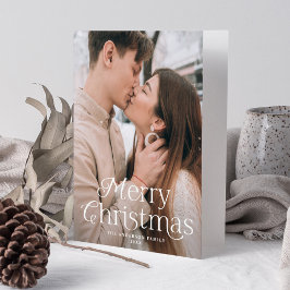 フェスティバルエレガンスメリークリスマスフォト シーズンカード