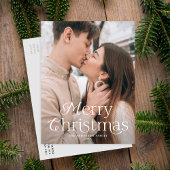 フェスティバルエレガンスメリークリスマスフォト シーズンポストカード