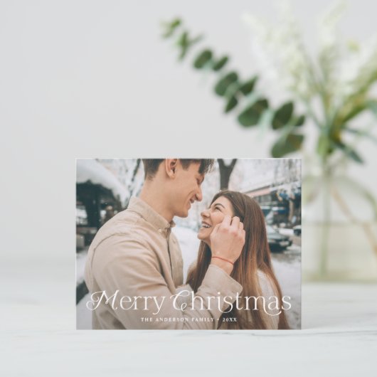フェスティバルエレガンスメリークリスマスフォト シーズンポストカード (スタンド正面)