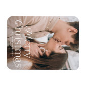 フェスティバルエレガンスメリークリスマスフォト マグネット (横)