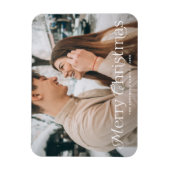 フェスティバルエレガンスメリークリスマスフォト マグネット (縦)