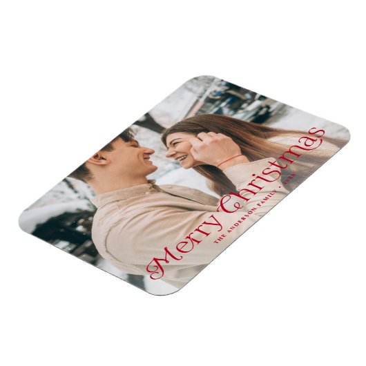フェスティバルエレガンスメリークリスマスフォト マグネット (左側)