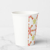 フェスティバルエレガンス：赤と金ゴールド星模様 紙コップ (右)