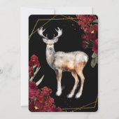 フェスティバルエレガントの花、魔法のクリスマスラインダー 招待状 (裏面)