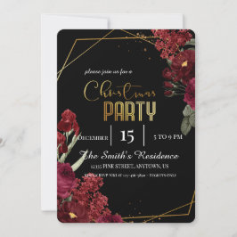 フェスティバルエレガントの花、魔法のクリスマスラインダー 招待状