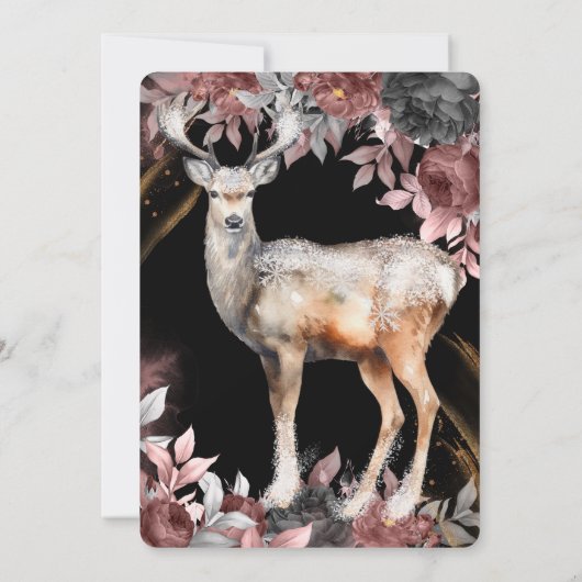 フェスティバルエレガントの花、魔法のクリスマスラインダー 招待状