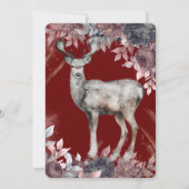 フェスティバルエレガントの花、魔法のクリスマスラインダー 招待状 (裏面)