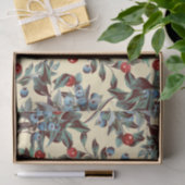 フェスティバルエレガントウォーターカラーレッドブルーベリーベージュ 薄葉紙 (ギフト)