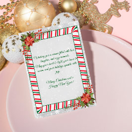 フェスティバルエレガントクリスマスグリーティングカード シーズンカード