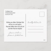 フェスティバルエレガントクリスマスフォトリース シーズンポストカード (裏面)