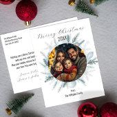 フェスティバルエレガントクリスマスフォトリース シーズンポストカード