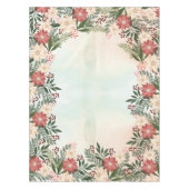 フェスティバルエレガントクリスマスポインセティアホリデイ テーブルクロス (正面)