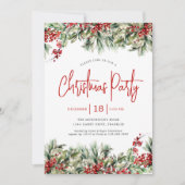 フェスティバルエレガントグリーナリーホリデーパーティー 招待状 (正面)