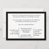 フェスティバルエレガントニューイーブパーティー 招待状 (裏面)