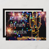 フェスティバルエレガントニューイーブパーティー 招待状 (正面/裏面)