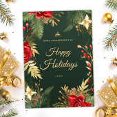 フェスティバルエレガントビジネスプロフェッショナルクリスマス シーズンカード