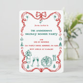 フェスティバルエレガントホリデーディナーパーティー 招待状 (スタンド正面)