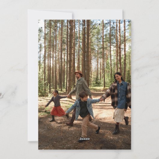 フェスティバルエレガントメリークリスマスリースレッドボウ シーズンカード (裏面)