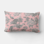 フェスティバルエレガントヴィンテージトイレディアグレーピンク ランバークッション (裏面)