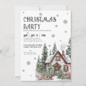 フェスティバルエレガント冬のクリスマスパーティー 招待状 (正面)