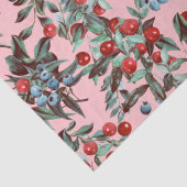 フェスティバルエレガント水彩赤ブルーベリーピンク 薄葉紙 (詳細)