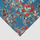 フェスティバルエレガント水彩赤ブルーベリーブルー 薄葉紙 (詳細)