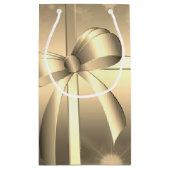 フェスティバルエレガント金ゴールドボウ スモールペーパーバッグ (裏面)