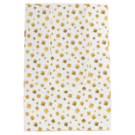 フェスティバルエレガント金ゴールド紙吹雪 ミディアムペーパーバッグ