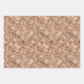 フェスティバルエレガント金ゴールド銀タイル ラッピングペーパーシート (正面3)