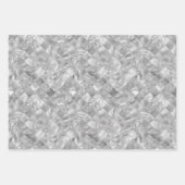 フェスティバルエレガント金ゴールド銀タイル ラッピングペーパーシート (正面2)