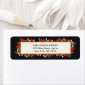 フェスティバルエレガント、手書き赤い点 ラベル (インサイチュ)