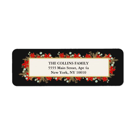 フェスティバルエレガント、手書き赤い点 ラベル (正面)